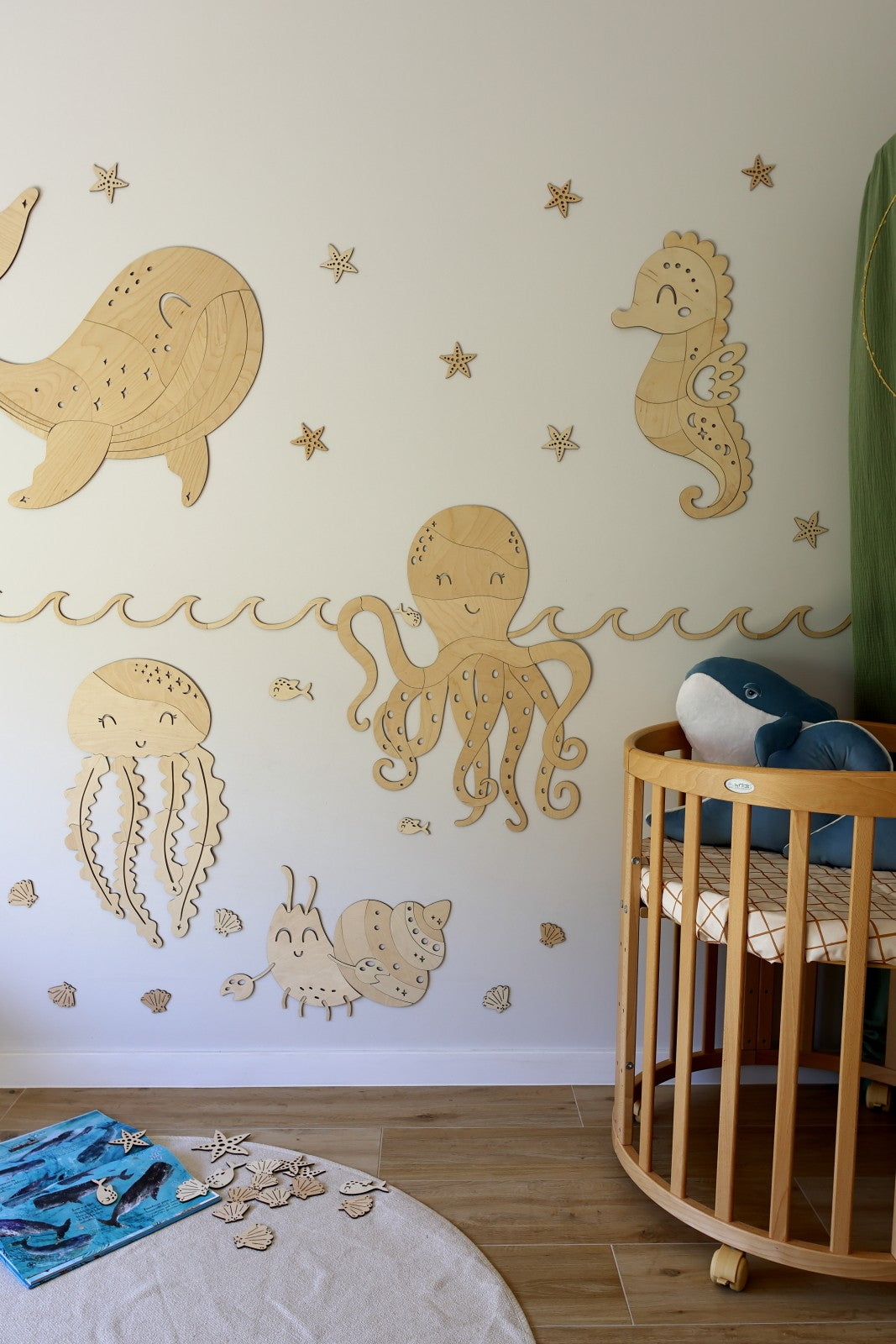 Wooden Wall Decoration - Seahorse