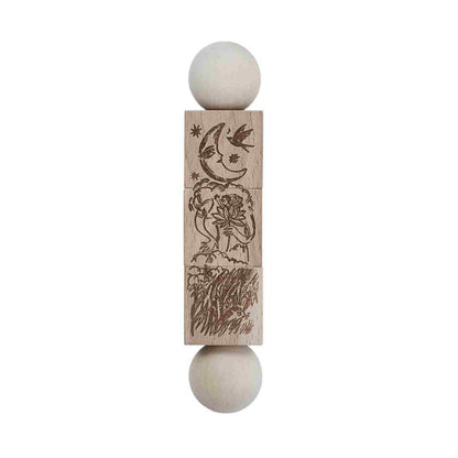 Secret Garden Wooden Spinning Puzzle - Natural