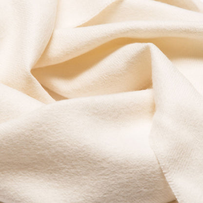 Natural Baby Alpaca Maxi-Scarf with Fringes