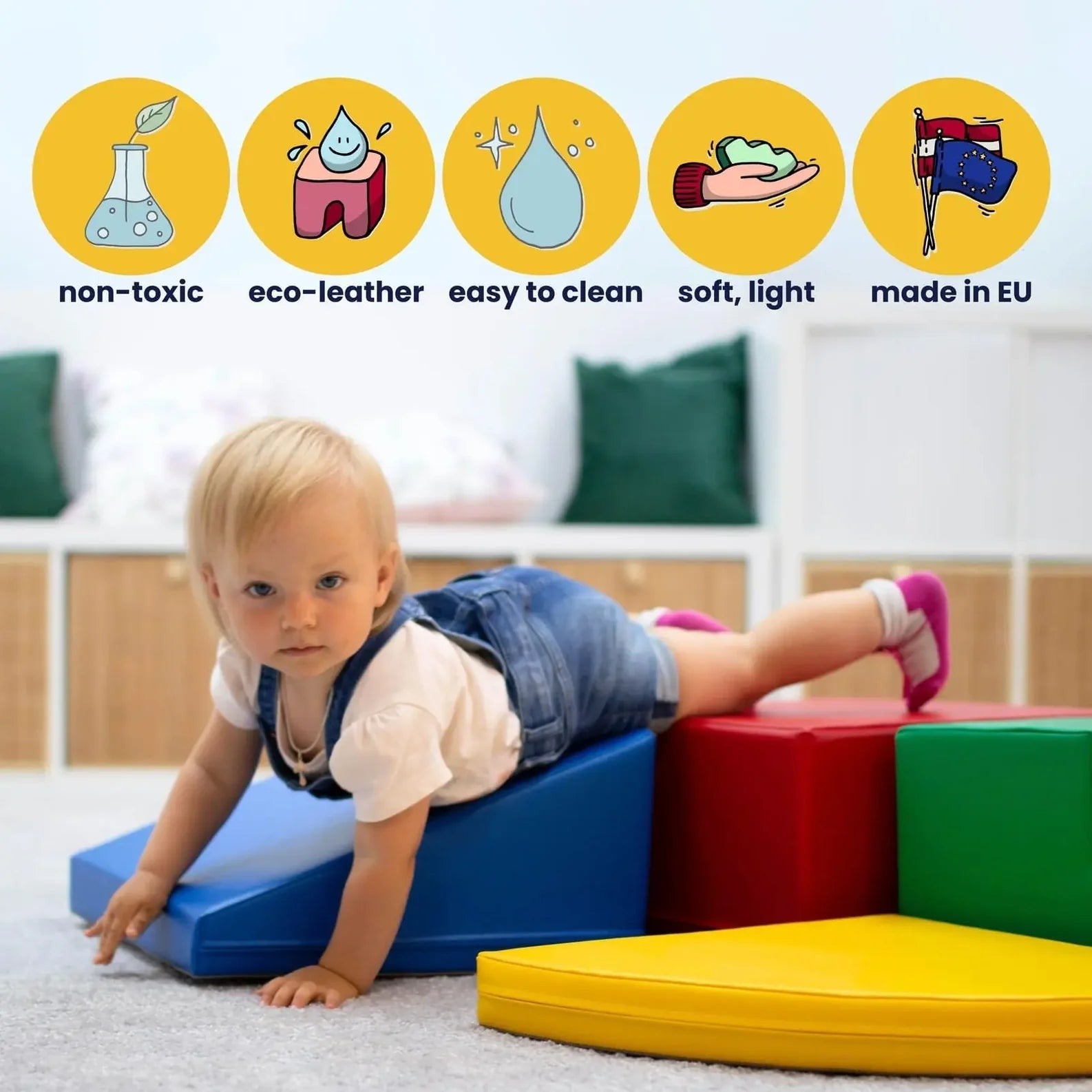 Soft Play Rocking Toy - Yellow Banana