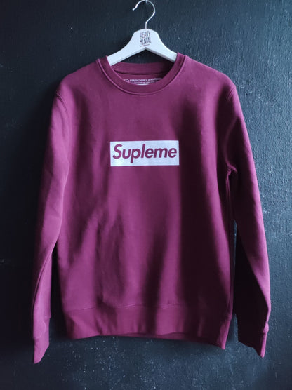 Supleme Sweatshirt - Bordeaux
