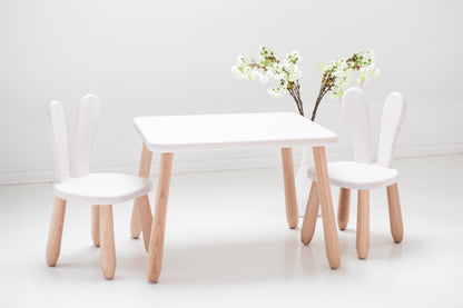 Table and 2 chair set - Bunny