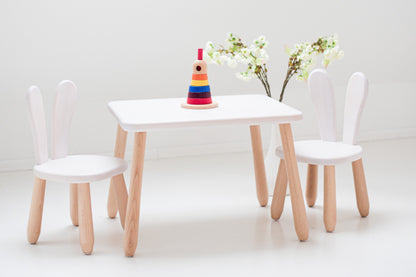 Table and 2 chair set - Bunny