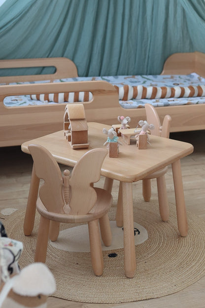 Table and 2 chair set - Butterfly