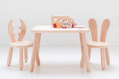 Table and 2 chair set - Wild