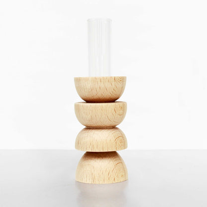 Totem Wooden Vase - Medium Nº 4