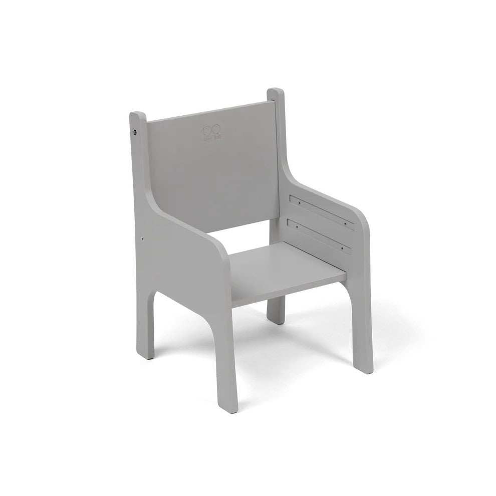 TULLA - Height-adjustable Kids Chair - Grey