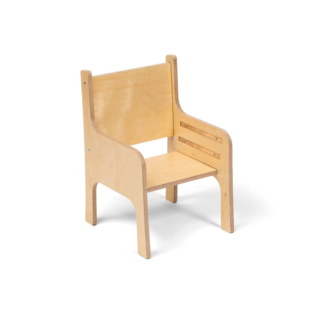 TULLA - Height-adjustable Kids Chair - Natural Wood