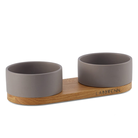 Vuku Ceramic Double Buffet - Cocoa 