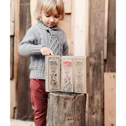 Secret Garden Wooden Spinning Puzzle - Natural