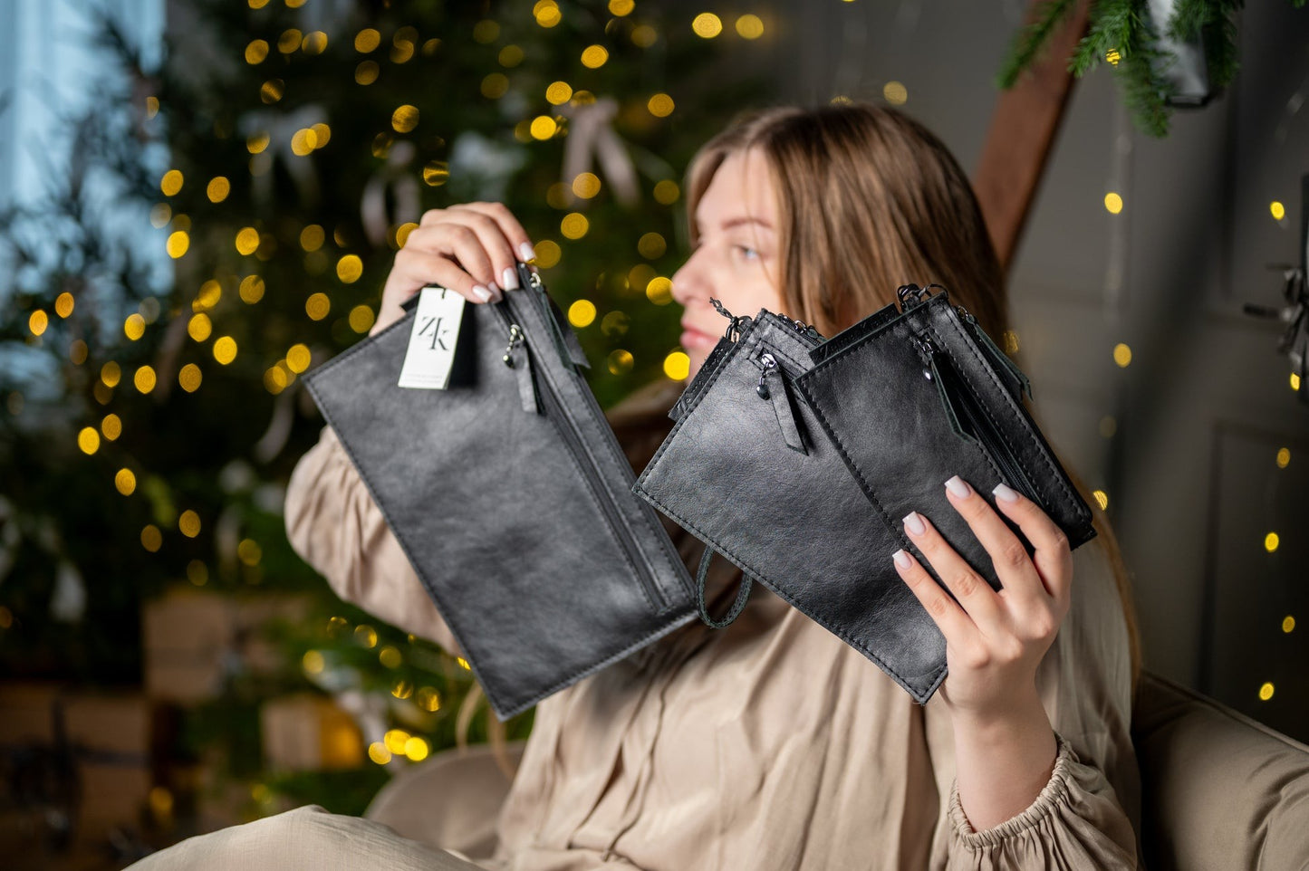 Black Wristlet Wallet